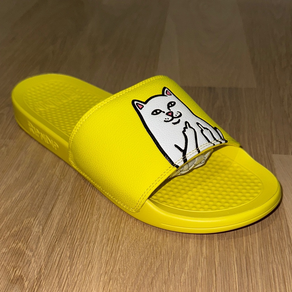 Ripndip Yellow Cat Slide Sandals Lord Nermal Slides